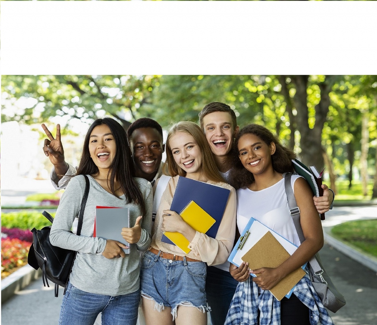 students smiling
