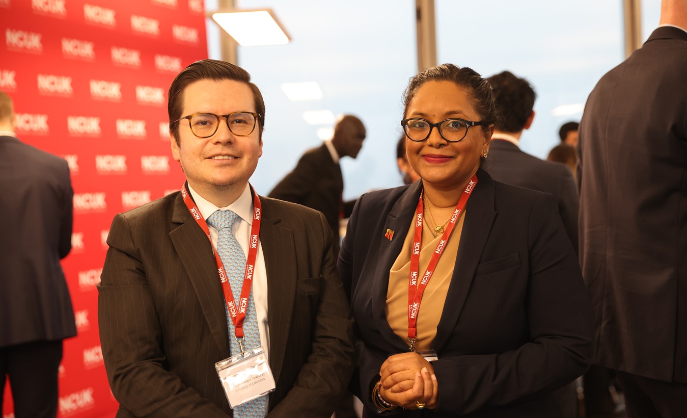 Delegates posing for a photograph