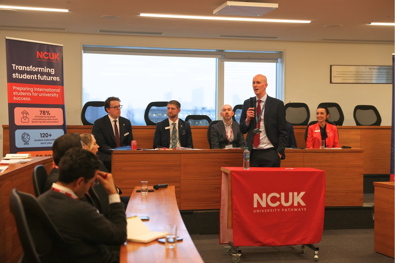 Lee Wildman, Director of Global Engagement at Queen Mary University of London welcoming delegates to the event.