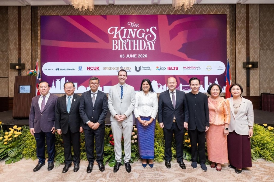 Guests posing at the event